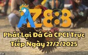 Phát Lại Đá Gà CPC1 Trực Tiếp Ngày 27/02/2025