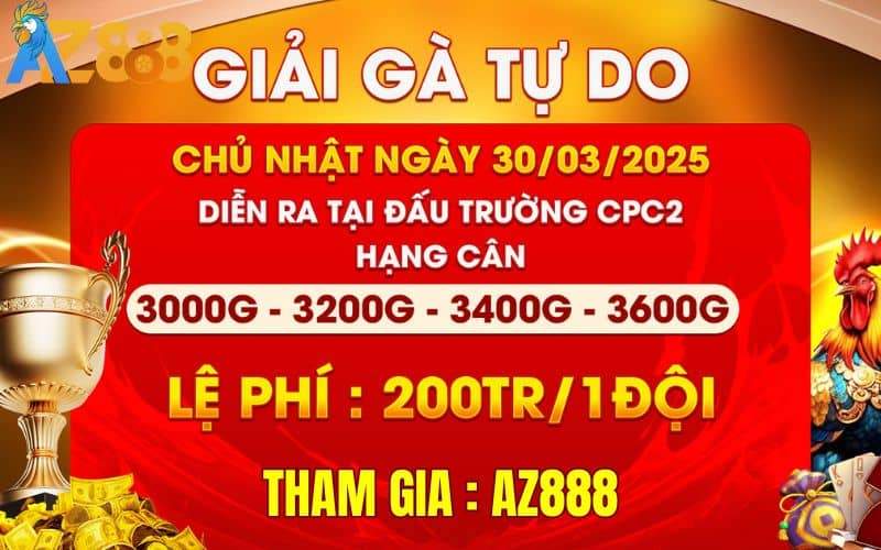 [Thông Báo] Giải Đấu Gà Tự Do Tại CPC2 Ngày 30/3/2025