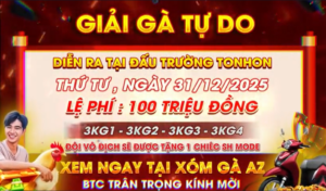 Thông Báo Giải Gà Tự Do Tonhon Ngày 31/12/2025